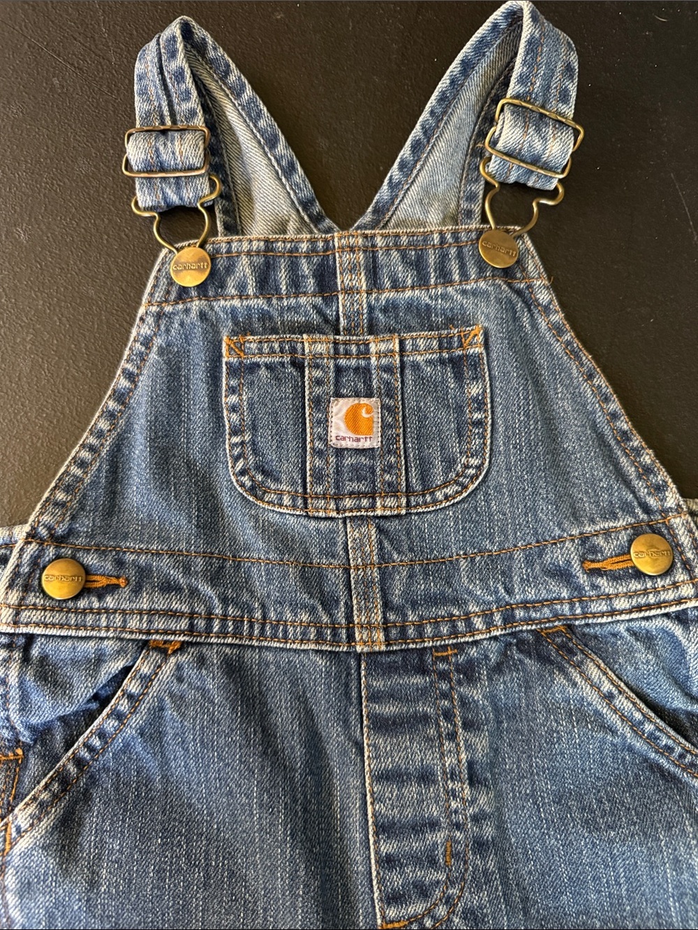Toddler Carhartt overalls size 24m